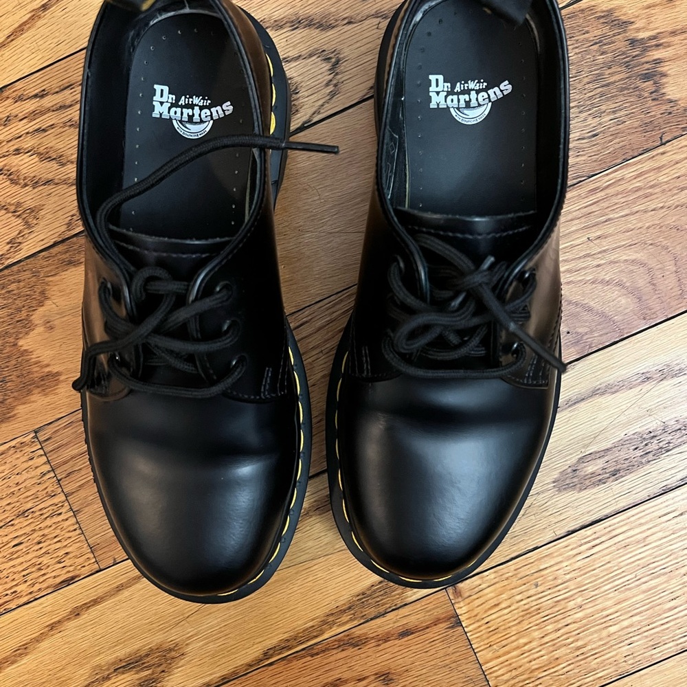 Dr. Martens Black Leather Oxfords